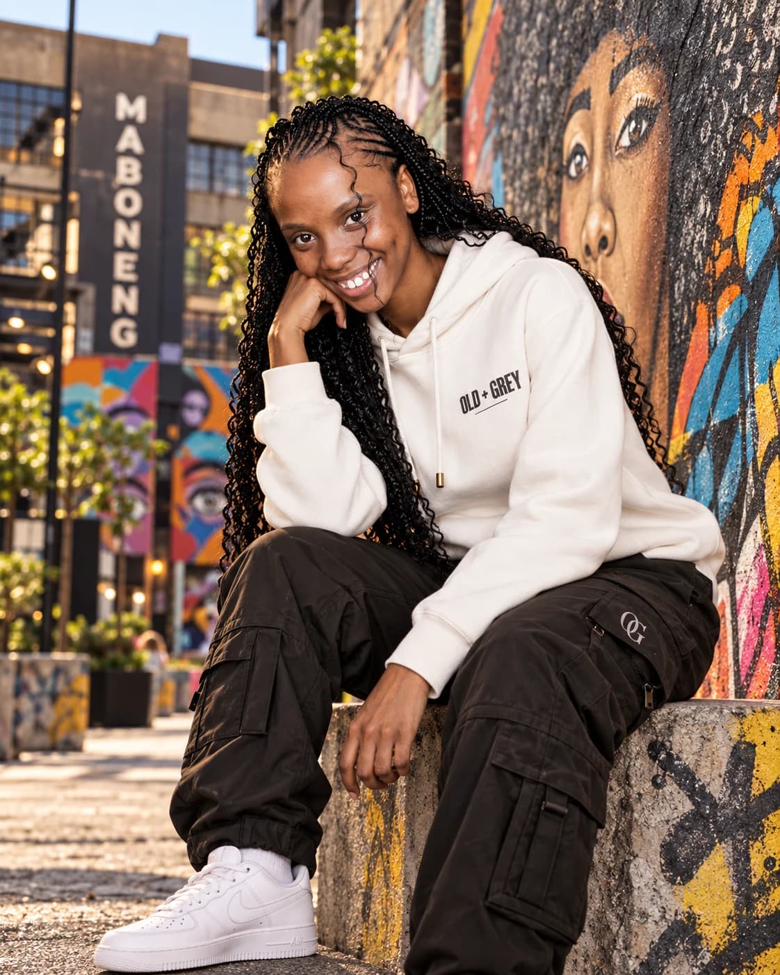 OLD+GREY bone white garment campaign